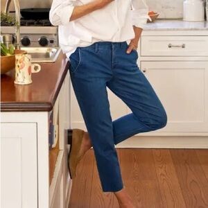 Frank & Eileen Wicklow Italian Chino In 1977 Blue Denim Wash